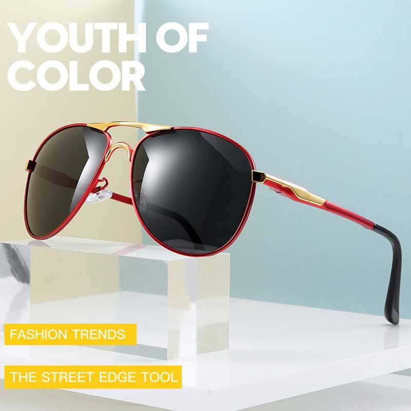 Black Aviator Sunglasses