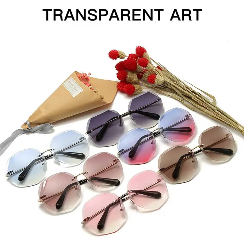 Rimless Sunglasses Women